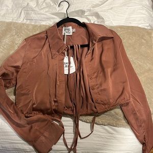 Princess Polly Tie Button Up